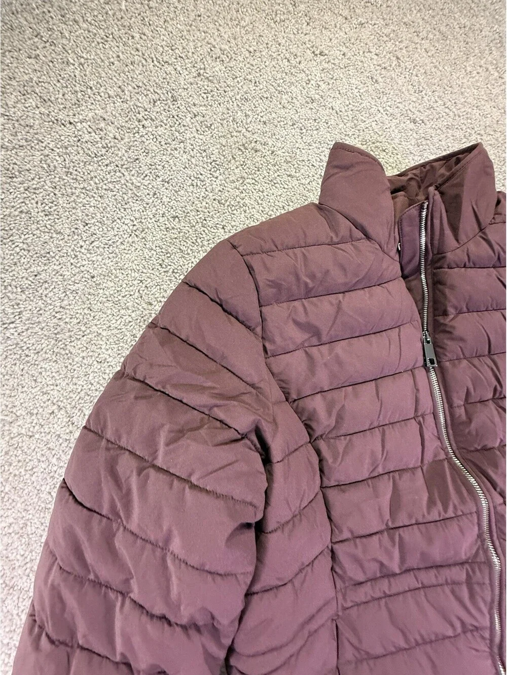NWOT Nautica Women’s Puffer Jacket Size XL Burgundy - Picture 6 of 14